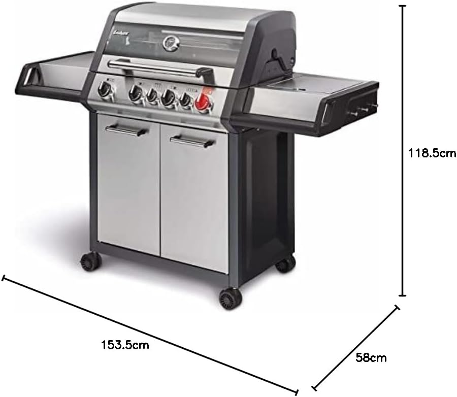 Enders PREMIUM PRO 8378 – Gasgrill mit TURBO ZONE & Infrarot